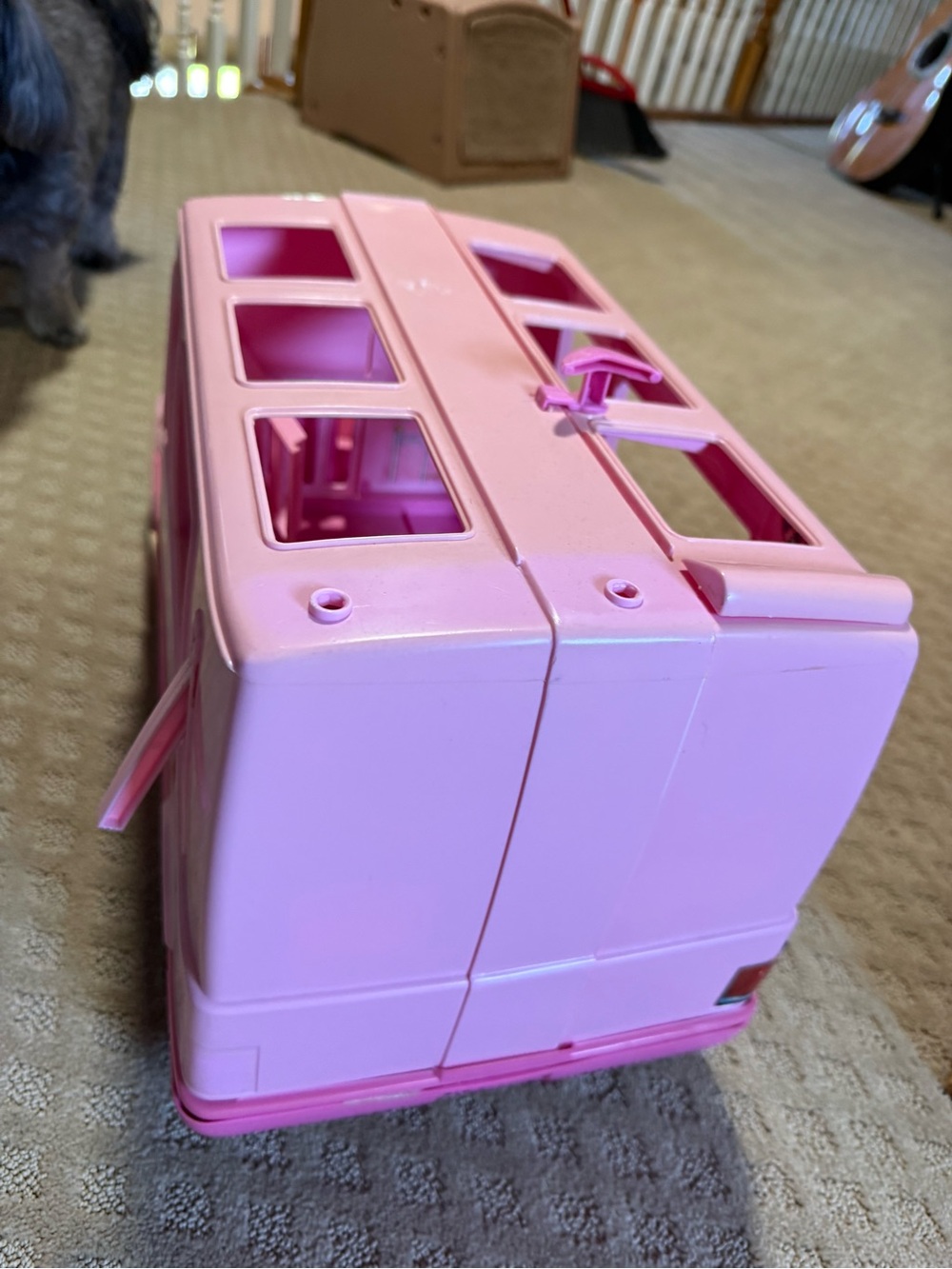 Vintage Barbie Pink Motorhome RV Camper Van Toy - Picture 3 of 5